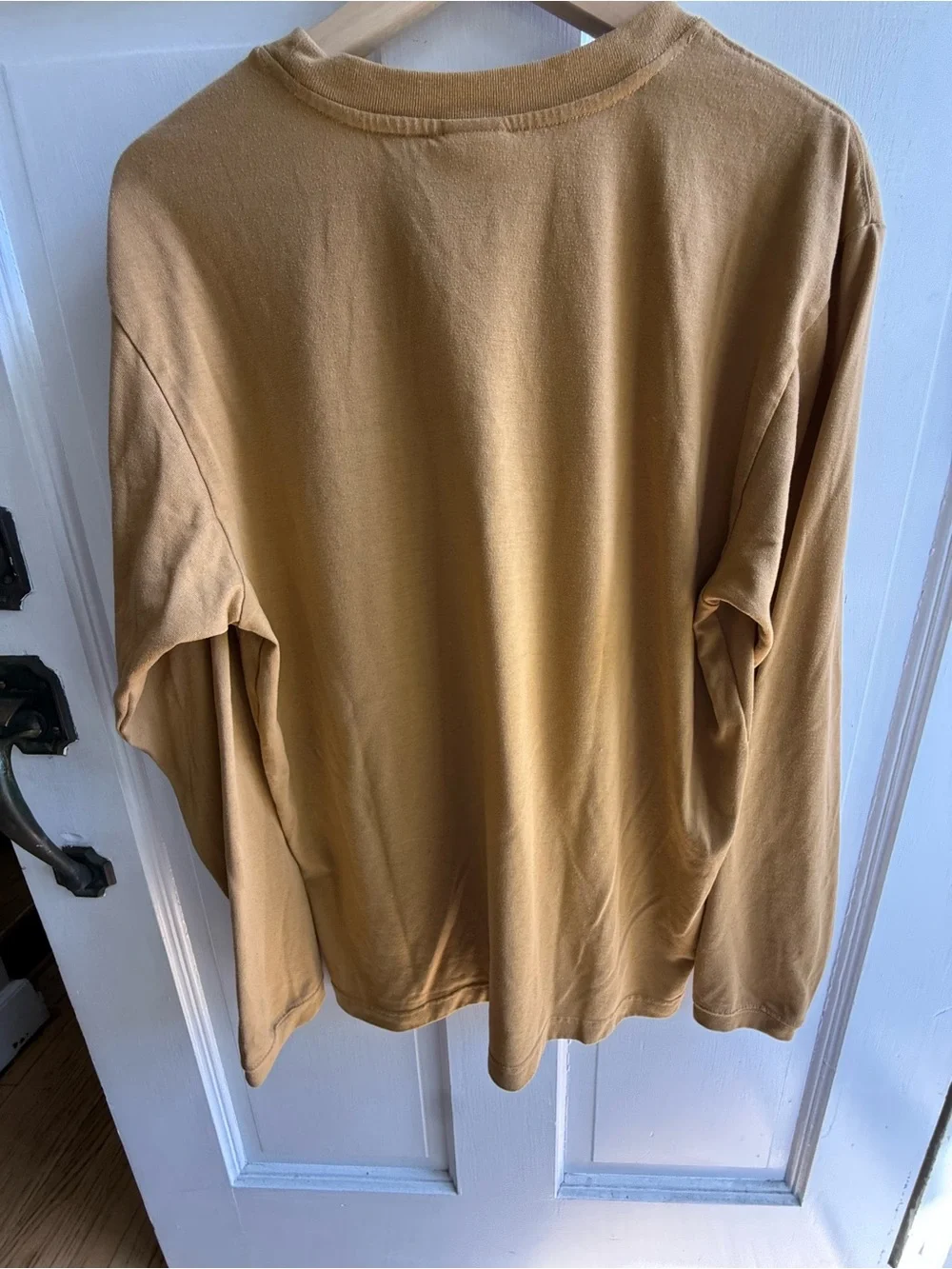 The North Face Long Sleeve Vaporwick Crew Tee - Mustard Gold